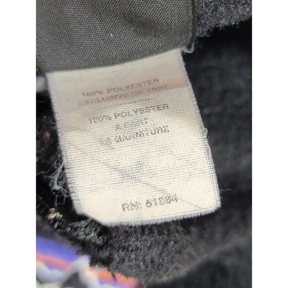Patagonia Fleece Vest Womens Small Black Regulator R Series Made in USA Full Zip - Picture 4 of 11